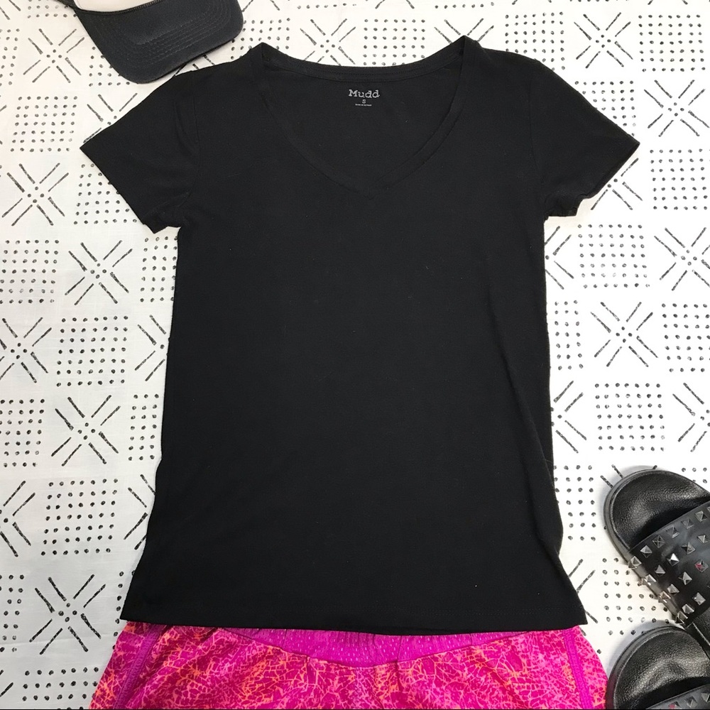 MIDNIGHT V-NECK SLUB T-SHIRT